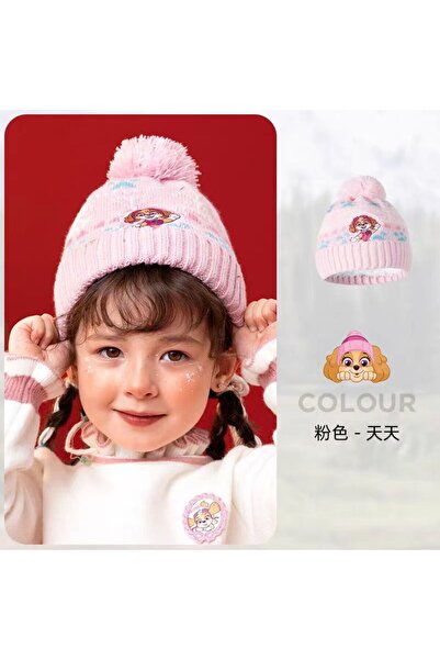 PAW PATROL PP087-Pink (2-6T) قبعات حماية الأذن للأطفال من تشيس سكاي باللون ال...