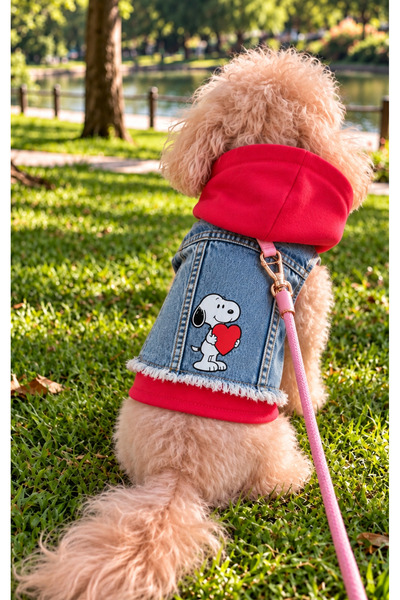 ZIGGYDOG KÖPEK KOT YELEK SNOOPY KIRMIZI