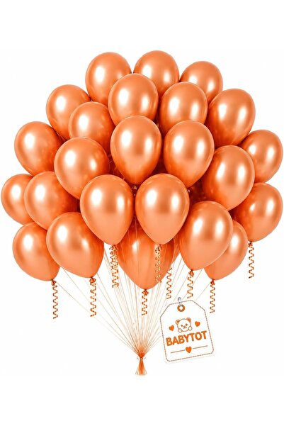 BABYTOT 20 PCS Metallic Helium Balloons 12 Inch | Premium Latex Party Balloon...