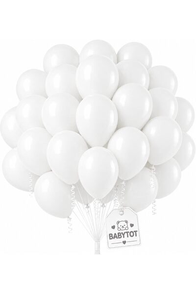 BABYTOT Helium Quality Standard Balloons 20 PCS – 12 Inch Premium Latex Party...