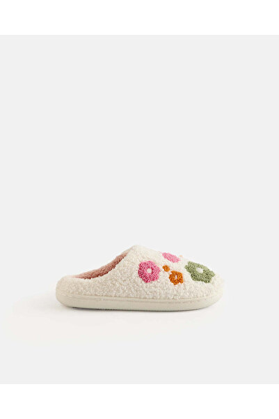 REDTAG Women Ivory Floral Mules