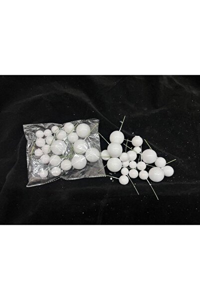 OEM Ornamente Glob cu Sarma 20/set Lacuit Alb