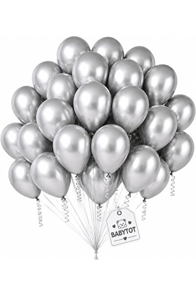 BABYTOT 20PCS Metallic Helium Balloons 12 Inch | Premium Latex Party Balloons...
