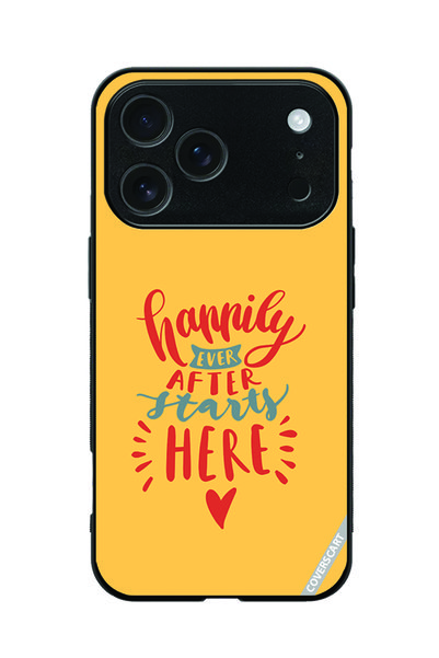 Coverscart Protective Case Cover for Apple iPhone 18 Pro Max Happy Quotes Des...