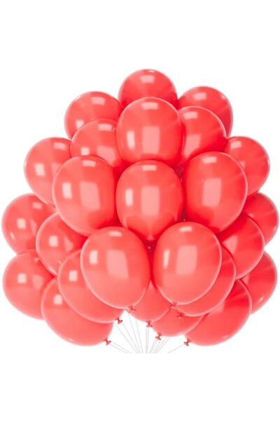 BABYTOT Pastel Balloons 20PCS Pack – 12 Inch Macaron Latex Balloons Red for B...