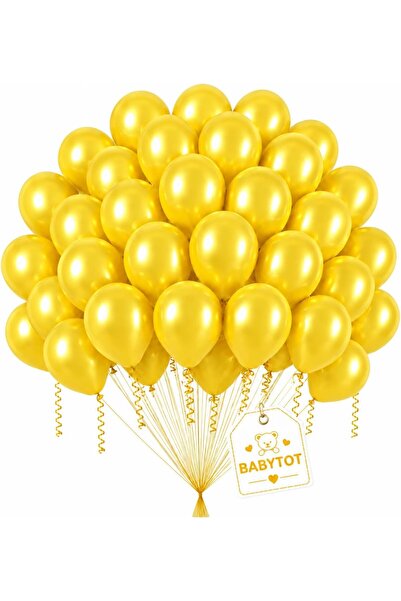 BABYTOT 20PCS Metallic Helium Balloons 12 Inch | Premium Latex Party Balloons...