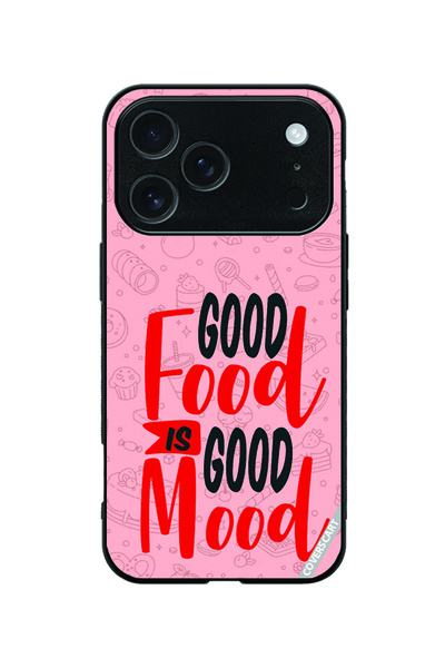 Coverscart Protective Case Cover for Apple iPhone 18 Pro Good Food Good Mood ...