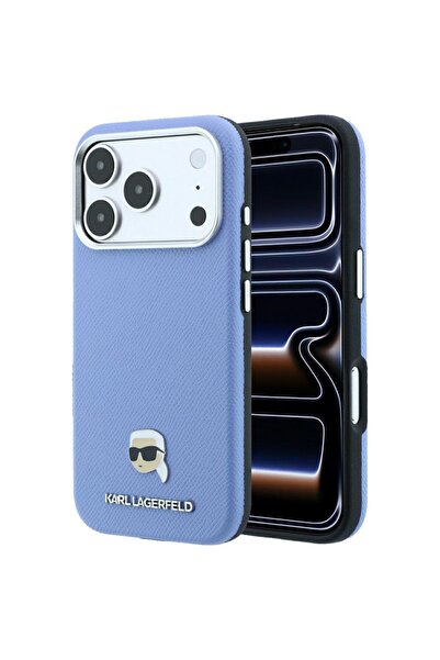 Karl Lagerfeld Phone Case, iPhone 17 Pro Max / iPhone 18 Pro Max, Light Blue