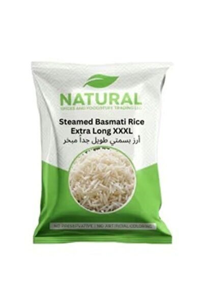 Natural Steamed Basmati Rice Extra Long XXXL 5kg,pack of 3pcs