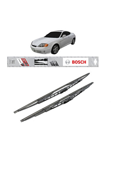 Bosch Σετ 2 υαλοκαθαριστήρων HYUNDAI COUPE II (GK) 2001-2009, Κλασικού Τυπικο...
