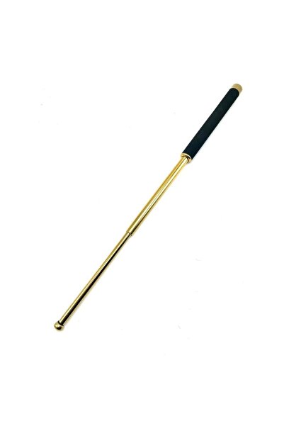 OEM Professional telescopic baton, gold, belt holster, 65 cm