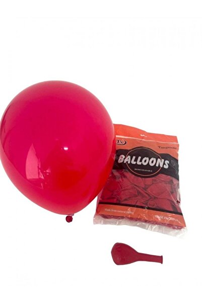OEM Baloane Din Latex Culori Mate Rosu 18 inch-50/set