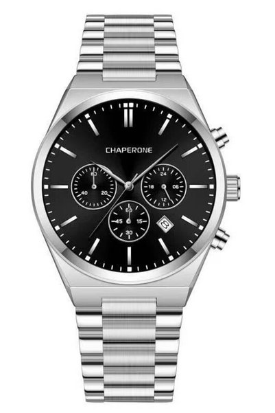 Chaperone Ch161M Men's Wristwatch with Steel Strap