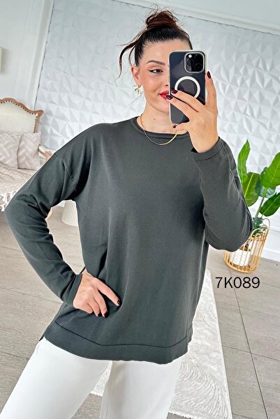 İnce Topuk Crew Neck Knitwear Blouse 7K089