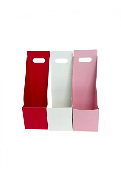 OEM Square Folded Cardboard Boxes 12/Set Red