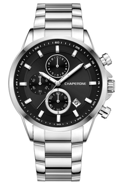 Chaperone Ch199M Men's Wristwatch with Steel Strap