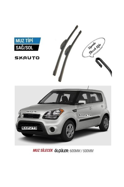 SKAUTO Kia Soul Ön Cam Muz Silecek Takımı (2009-2015)