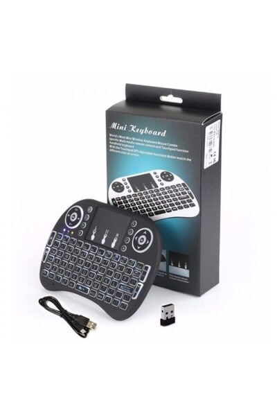 OEM Πληκτρολόγιο Gaming, Επιφάνεια αφής, Bluetooth, USB, Μαύρο