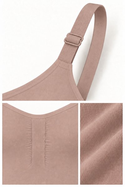 FANLEY Lunéra Sculpt Seamless Shaping Adjustable Strap Snap-On Corset Bodysuit