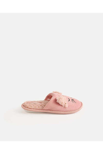 REDTAG Women Pale Pink Cat Flat Mules