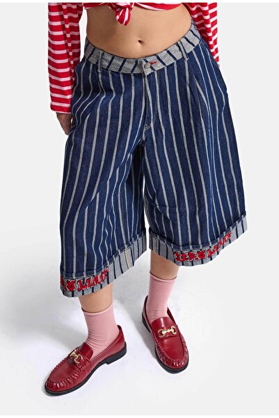 it's basic Kadın 7w6-50 Baggy Bermuda Tasarım Şortolon