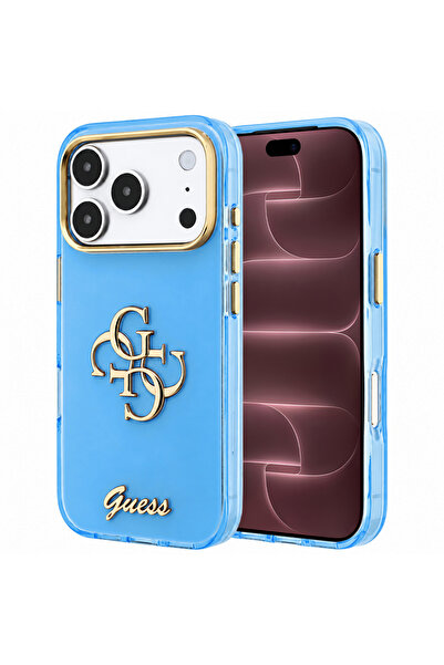 Guess Θήκη κινητού, iPhone 17 Pro Max / iPhone 18 Pro Max, Γαλάζιο