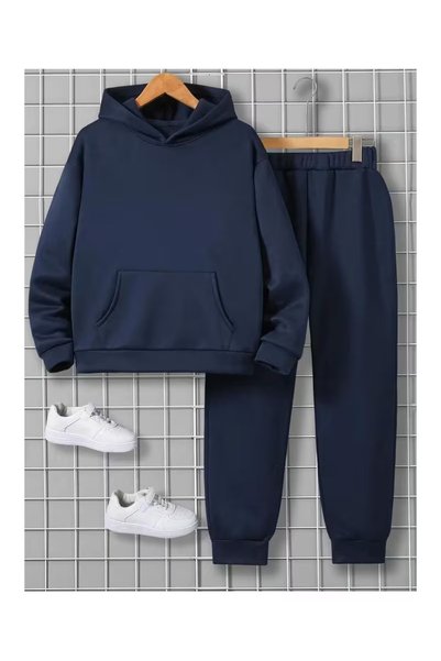 luci sports Children's Hooded Rubberized Tracksuit Set