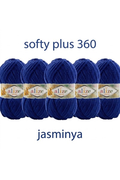 Alize 5 Adet Softy Plus Bebek Battaniyesi Hırka Yelek Atkı Bere Amigurumi Kaz...