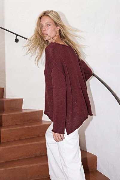 Shopping Shop Wide collar knitwear blouse sweater murdum
