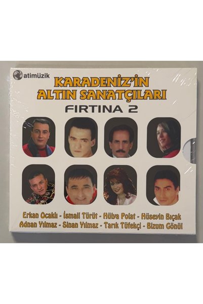 Seyhan Müzik Karadeniz'in Altın Sanatçıları Fırtına 2 Cd (Sıfır Jelatinli) Er...