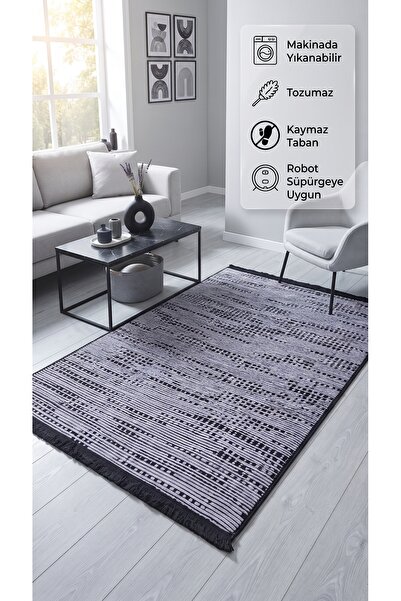 Vila Nova Home Şönil İplik Modern Makine Halısı ,Yumuşak Dokulu, Pamuk Tabanl...