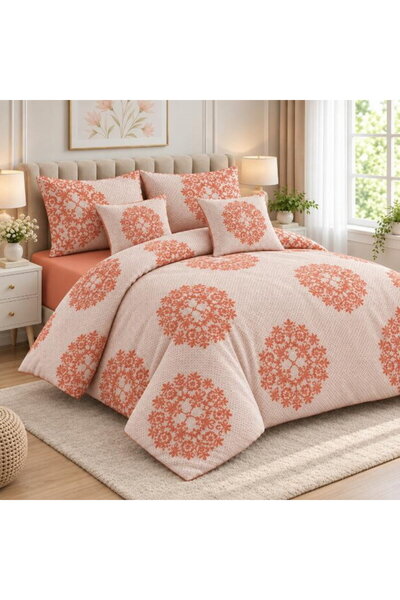 Empria Duvet Cover Set 200x230 cm, 6 pieces for Double bed, combined material...