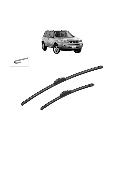 Bosch Set of 2 Wipers NISSAN X-TRAIL I (T30) 2001-2013, for windshield, Aerot...