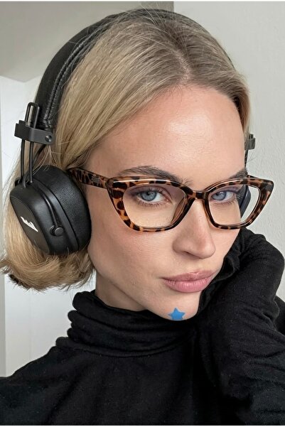 REN EYEWEAR REN Tilda Kadın Mavi Işık Filtreli Gözlük – Blue Block Cam, Leopa...