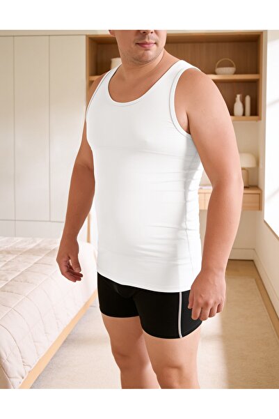 Bolero Men's White Corset Undershirt