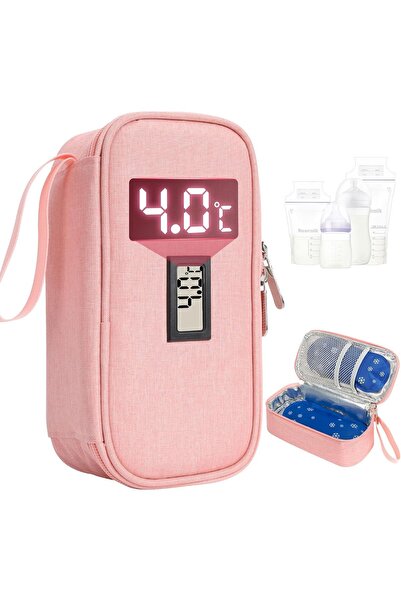 Dotail Θερμομονωτική Τσάντα για Μητρικό Γάλα, 700 ml, Ένδειξη Θερμοκρασίας, 2...