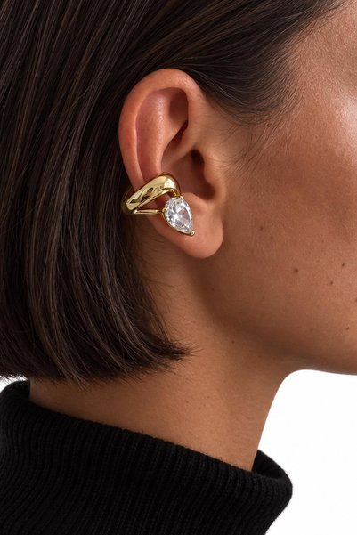 New Obsessions Damla Taşlı Elite Earcuff Kıkırdak Küpe