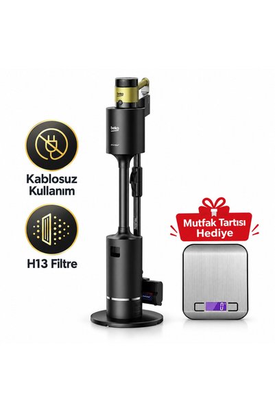 Beko Powerclean® Pro 3.0 Vrt 97325 Vy Şarjlı Dikey Süpürge mutfak tartısı Hediye(Onerous)