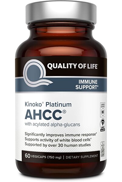 Kinoko Platinum Ahcc 750 mg 60 Vegetarian Kapsül Usa Menşeii ORİJİNAL DaphneLabs'dan
