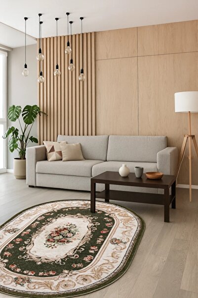 Talis Covor Oval, Lotos, Verde, 100x200 cm, Delta 535