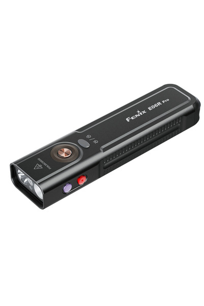 Fenix Φακός E06R PRO Μαύρος Επαναφορτιζόμενος Με USB