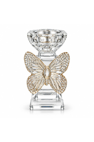 AKDC Crystal Butterfly Incense Burner - 16×8cm