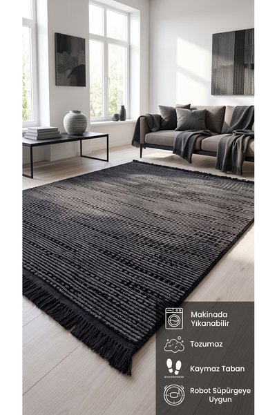 Vila Nova Home Şönil İplik Modern Makine Halısı ,Yumuşak Dokulu, Pamuk Tabanl...