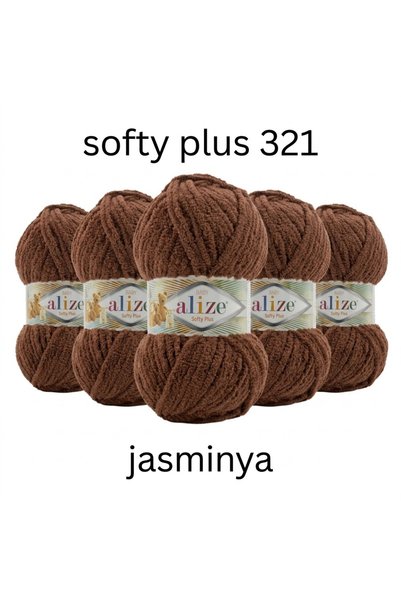 Alize 5 Adet Softy Plus Bebek Battaniyesi Hırka Yelek Atkı Bere Amigurumi Kaz...