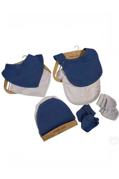 Mamman's 2-Pack 100% Cotton Combed Cotton, Newborn 0-6 Months Baby Boy Bib