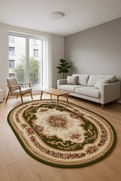 Talis Covor Oval, Lotos, Verde, 100x200 cm, Delta 574 310