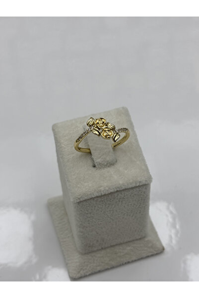 Gold Kalp Motifli CM Yüzük