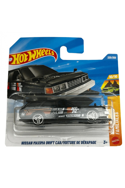 HOT WHEELS Nissan Maxima Drift Car - HW Mainline 1/64 Diecast Model Araba
