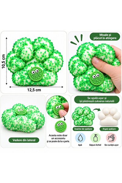OEM Squeeze Toy in forma de labuta, antistres, accesorii detasabile, spalare ...