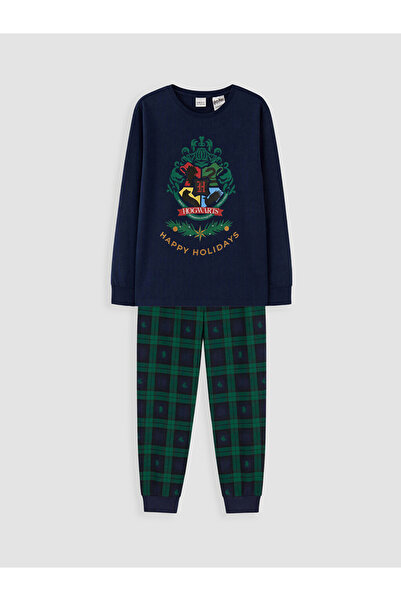 LC Waikiki Rmz Gi̇yi̇m Farkiyla Harry Potter Printed Boys' Pajama Set